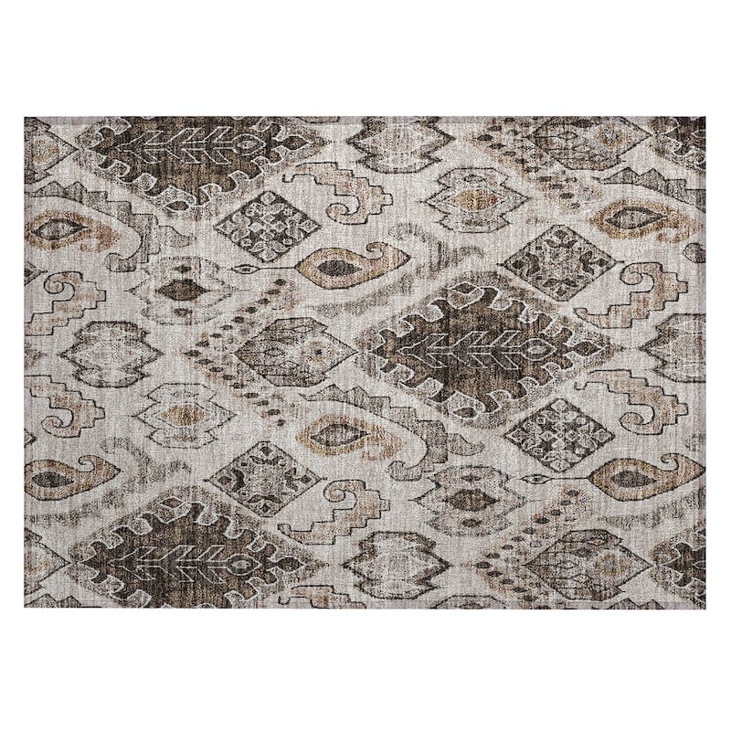 Machine Washable Indoor/ Outdoor Chantille Global Boho Rug