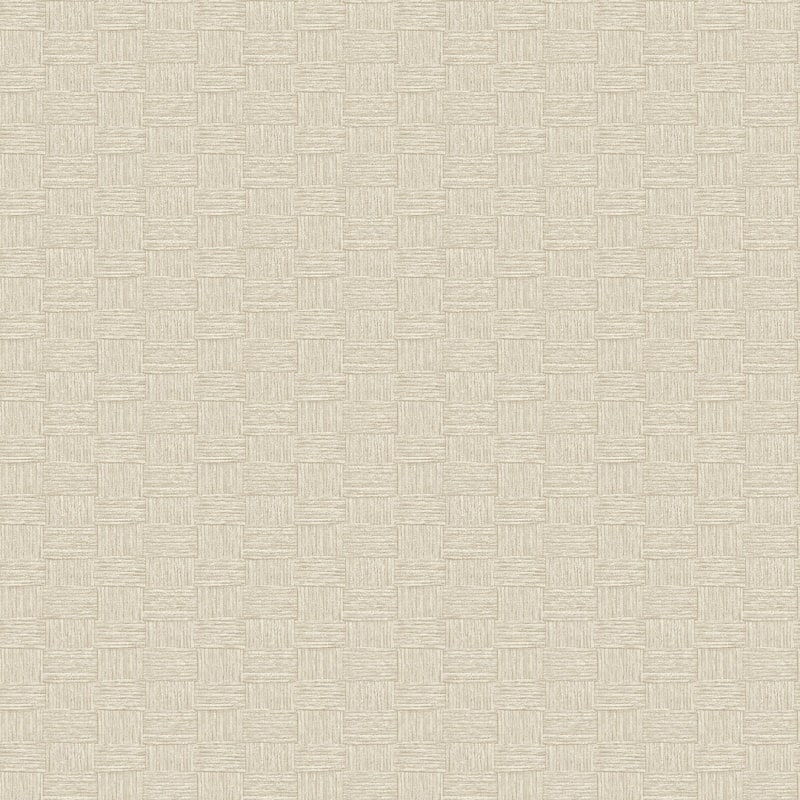 Seabrook Designs Seagrass Weave Embossed Vinyl Unpasted Wallpaper