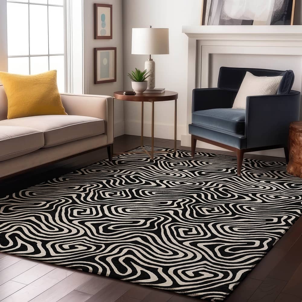 Premium Washable Super Soft Modern Trippy Mayfield Rug
