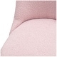 preview thumbnail 56 of 55, Boucle Polyester Upholstered Swivel Counter Stool - Foot Glides
