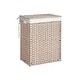 preview thumbnail 6 of 78, Laundry Hamper with Lid Rattan Basket with Removable Bags and Wheels