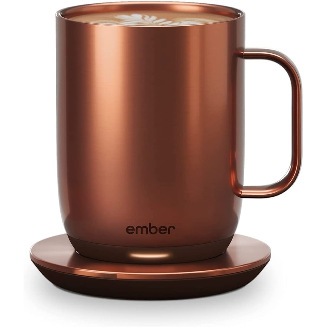 Ember Temperature Control Smart Mug 2, 10 oz, Copper, 1.5-hr Battery