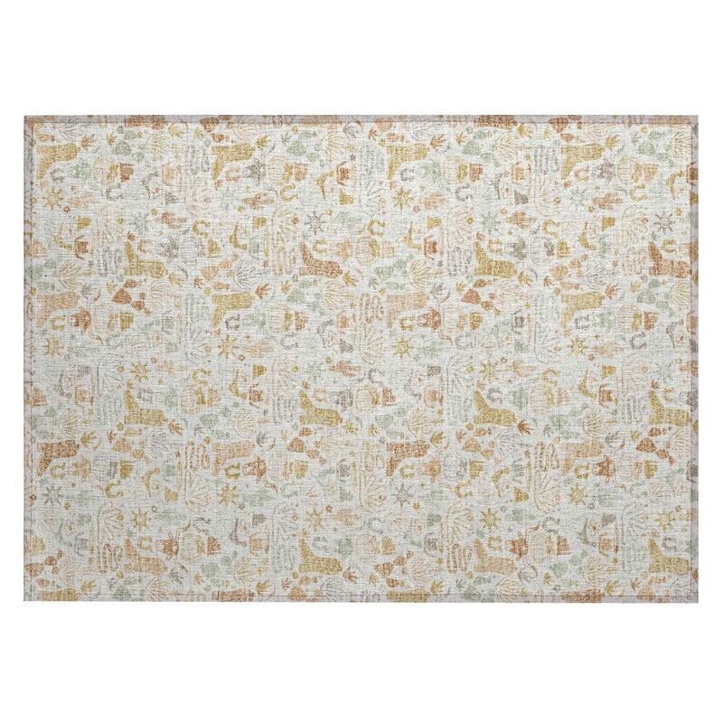 Machine Washable Indoor/ Outdoor Cowboy Dallas Chantille Rug