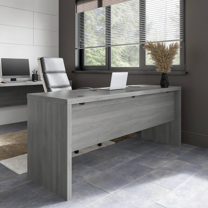 Echo 72W Computer Desk by Bush Business Furniture - Modern Gray