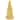 Metallic Woodland Layered Christmas Tree Decoration - 9.5" - Gold Finish