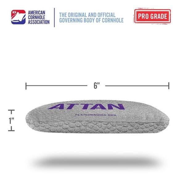 Manhattan Gray Dual Sided Cornhole Bags