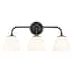 Option Matte Black / Opal Glass