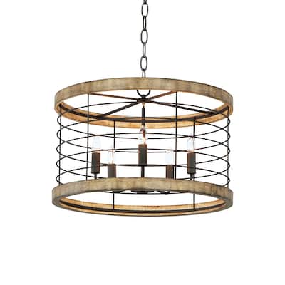 Homestead 24" 5-Light Chandelier