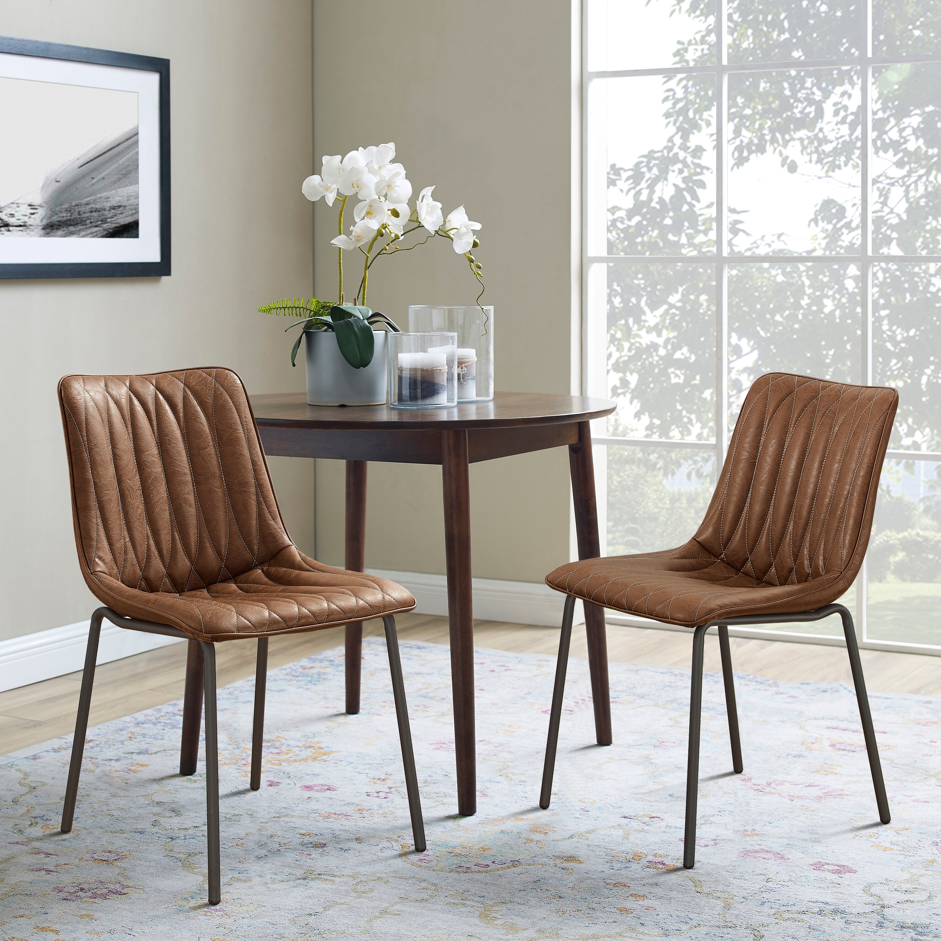 Carson Carrington Kalixfors Modern Upholstered Dining Chairs Set of 2 On Sale Bed Bath Beyond 30551772