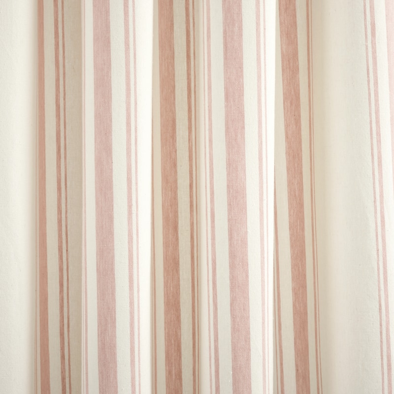 Lush Decor Farmhouse Stripe Yarn Dyed Cotton Window Curtain Panel Pair