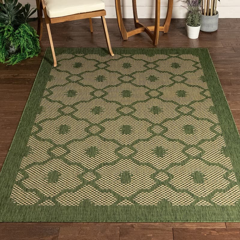 Well Woven Medusa Sol Indoor Outdoor Area Rug