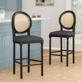 Govan French Country Wooden Barstools (Set of 2) by Christopher Knight Home