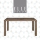 preview thumbnail 1 of 7, Elle Decor Marais Dining Table - Brown