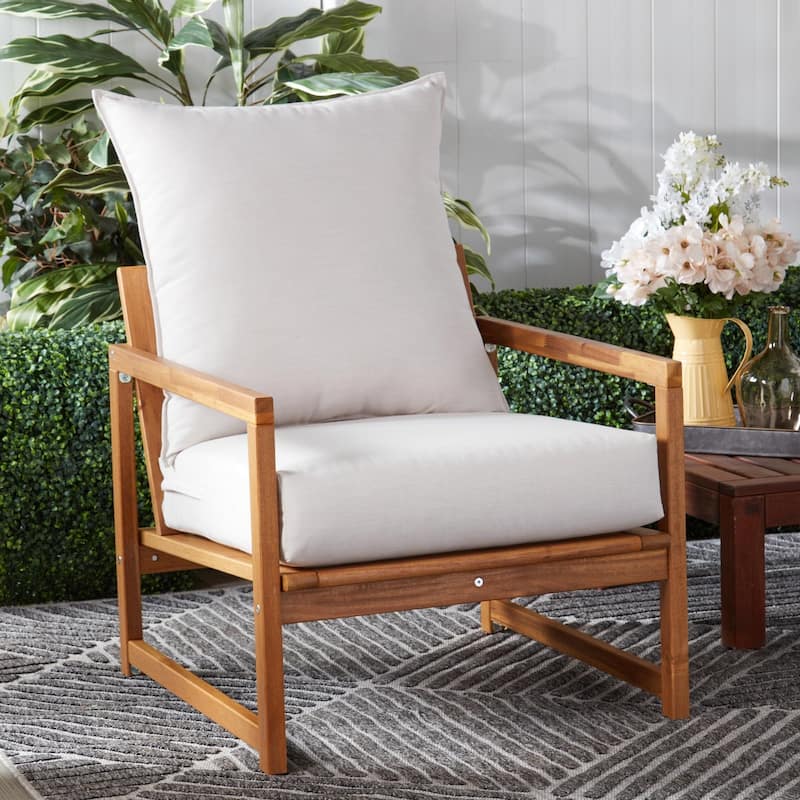 Sunbrella Fabric Outdoor 2-Piece Deep Seat Chair Cushion