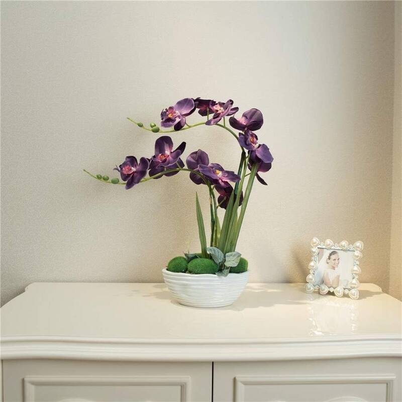 Large Artificial Potted Orchid Plant