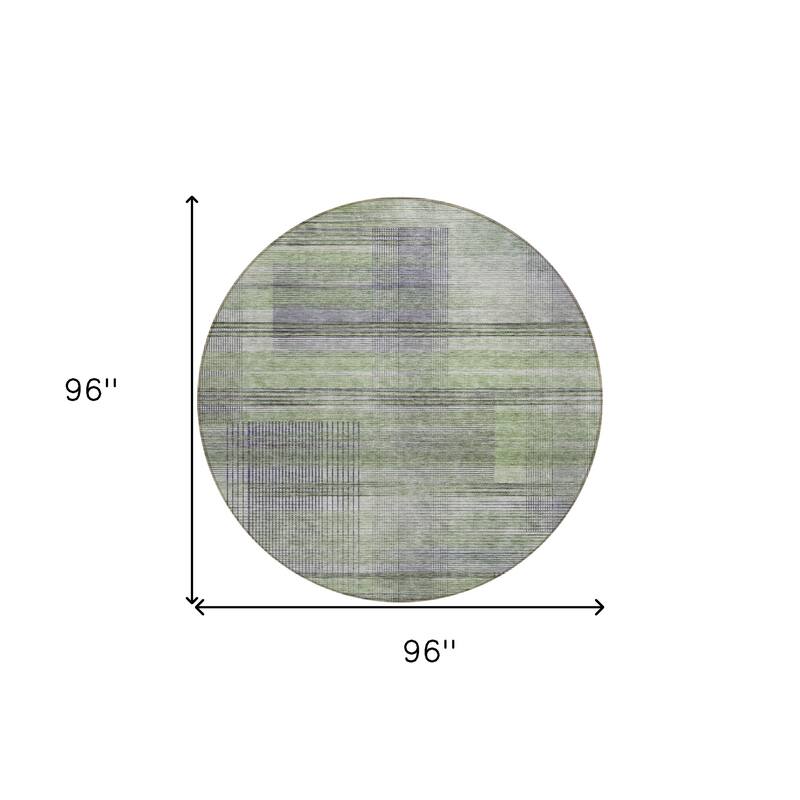 HomeRoots Striped Transitional Rectangle Outdoor Rug