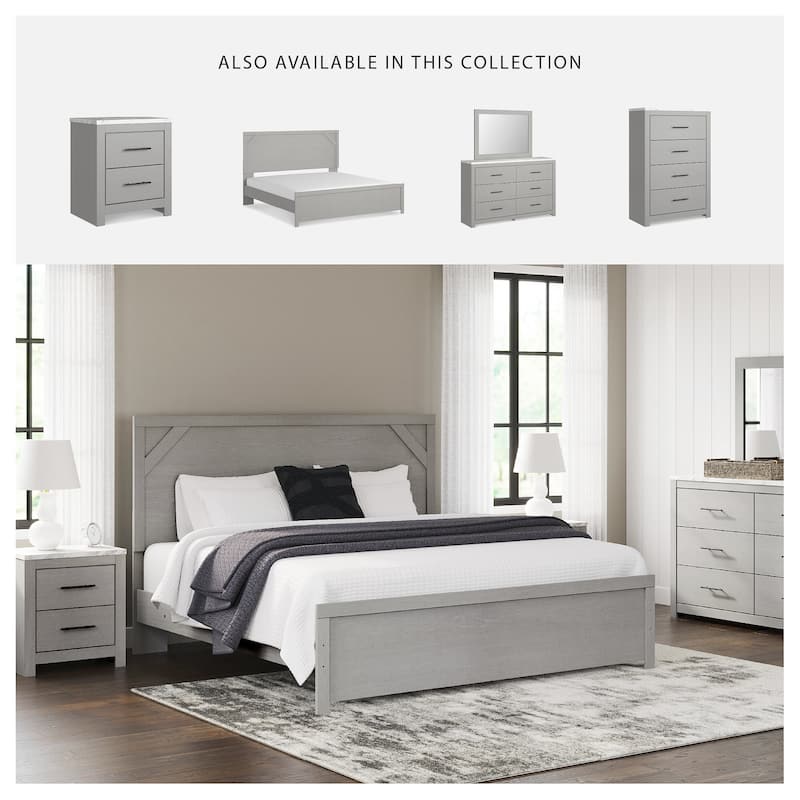 Cottonburg Gray Panel Bed