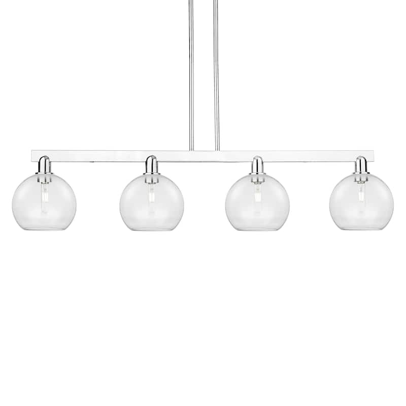 Innovations Lighting 716-4I-11-51 Athens Linear Athens 4 Light 51" - Polished Nickel / Clear