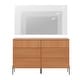 preview thumbnail 4 of 4, WAMPAT 6 Drawer Baby Dresser For Bedroom, Double Chest Of Drawers For Kids With Minimalist Reeded Design