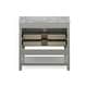 preview thumbnail 17 of 16, Furniture of America Anya 37" Single Bathroom Vanity with White Carrera Marble Top and Undermount Sink