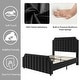 preview thumbnail 6 of 28, Platform Bed Frame with 50.2" Headboard, Velvet Upholstered Bed Frame