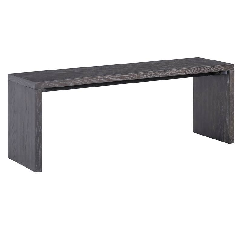 3-piece Farmhouse Style Simple Dining Set, Dining Table and 2 Benches, for Dining Room, Kitchen and Living Room