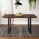 preview thumbnail 3 of 14, Middlebrook Edelman 60-inch Urban Blend Dining Table Dark Walnut