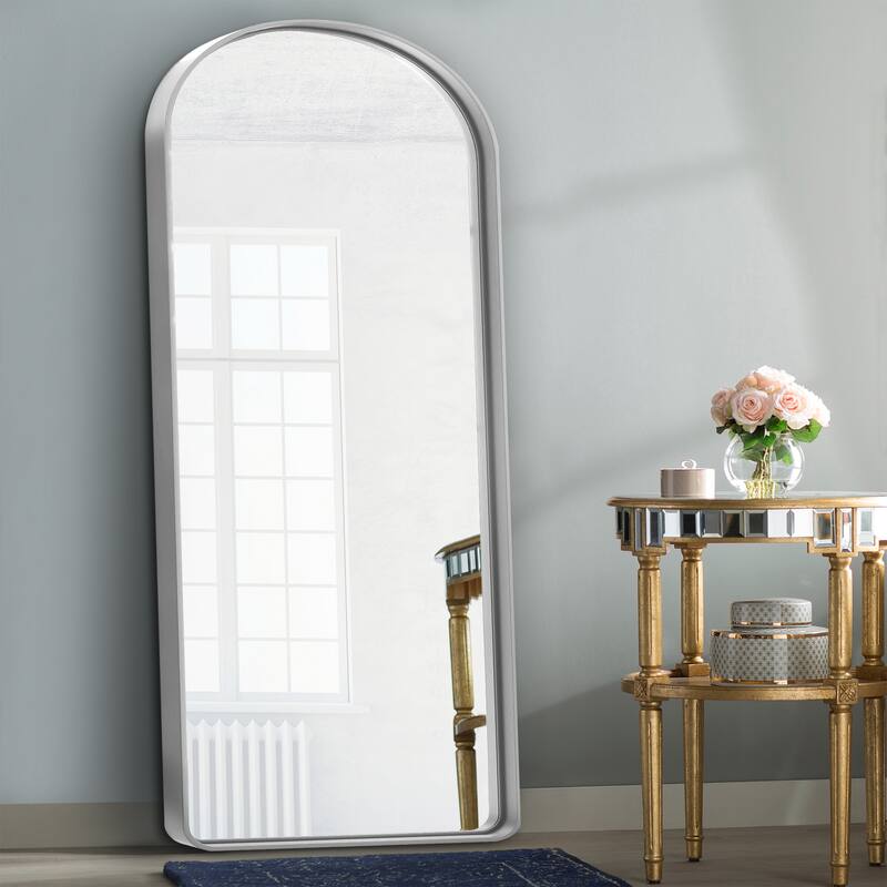 Modern Aluminum Alloy Wall-mounted Rectangular/Arched Deep Mirror