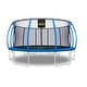 preview thumbnail 2 of 5, Machrus Moxie Pumpkin-Shaped Outdoor Trampoline Set with Premium Top-Ring Frame Safety Enclosure, 16 FT - Blue - 16 FT