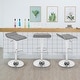 preview thumbnail 3 of 7, Soft-Packed Fabric Square Board Curved Foot Bar Stools Set of 2