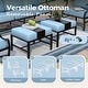 preview thumbnail 65 of 119, MAISON ARTS Outdoor Sofa Set 4/6-Piece Patio Conversation Set with 45'' Gas Fire Pit Table