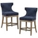 preview thumbnail 3 of 45, Madison Park Carson Swivel Counter Stool