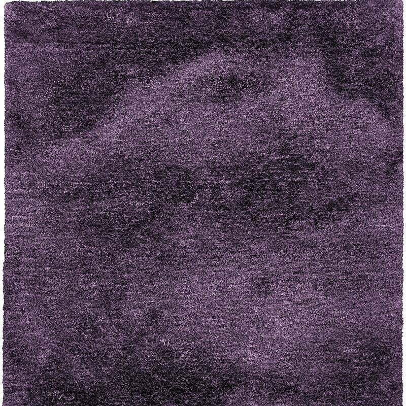 HomeRoots Solid Color Shag Rectangle Area Rug - 62.99 in. x 38.98 in. x 1.60 in.