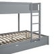 preview thumbnail 19 of 18, Full-over-Full Bunk Bed with Twin size Trundle,Storage and Desk,Space-Efficient Multifunctional Loft Bunk Bed with Storage
