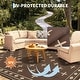 preview thumbnail 29 of 43, Garvee Cross Pattern Waterproof Reversible Outdoor Patio Rug