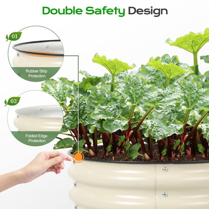 Aoodor Metal Raised Garden Bed