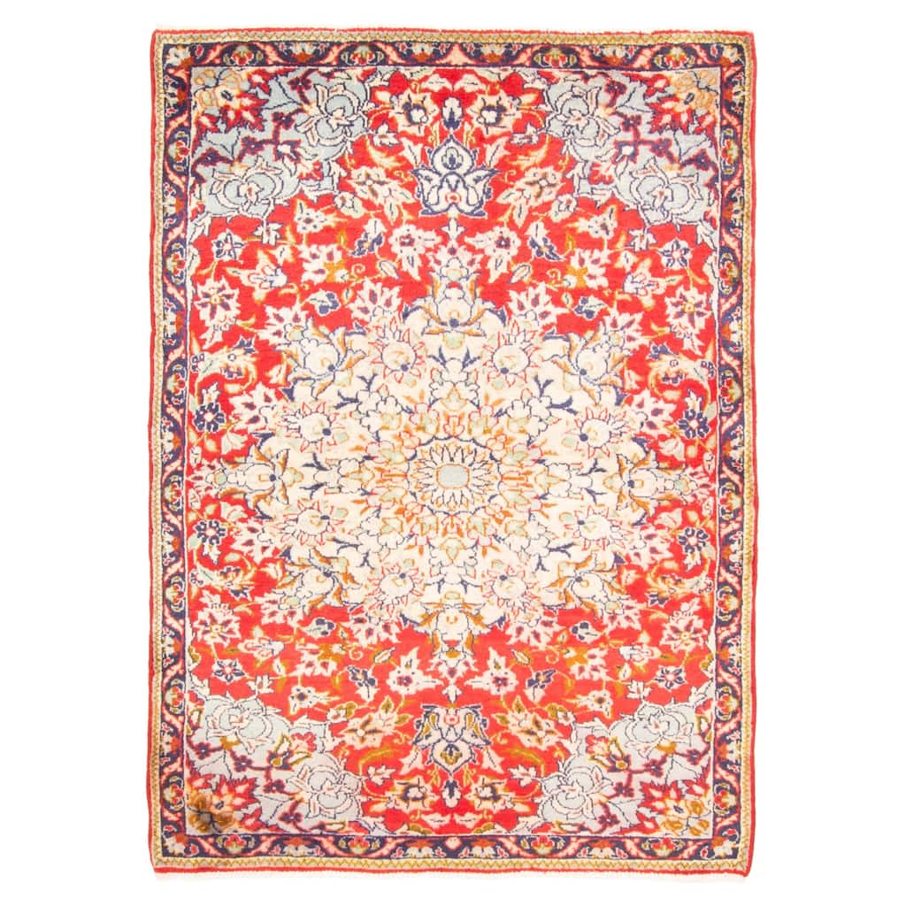 ECARPETGALLERY Hand-knotted Kayseri Red Wool Rug - 3'8 x 5'8