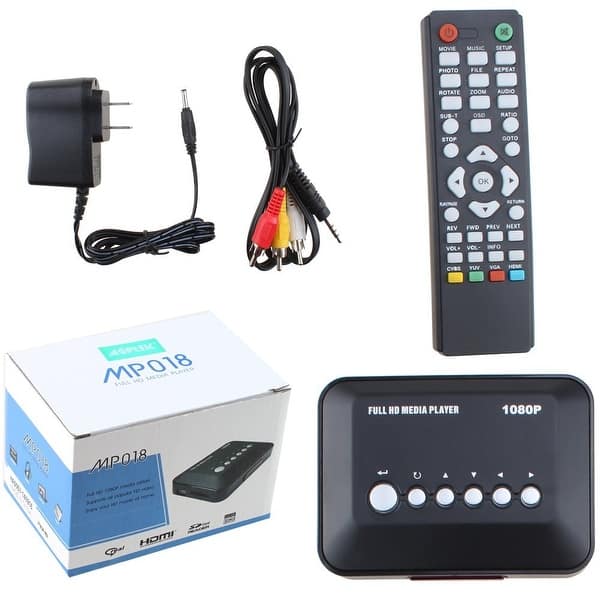 1080P Full HD Multi TV Media Player USB HDMI Video Player MP4 RMVB MPEG Player