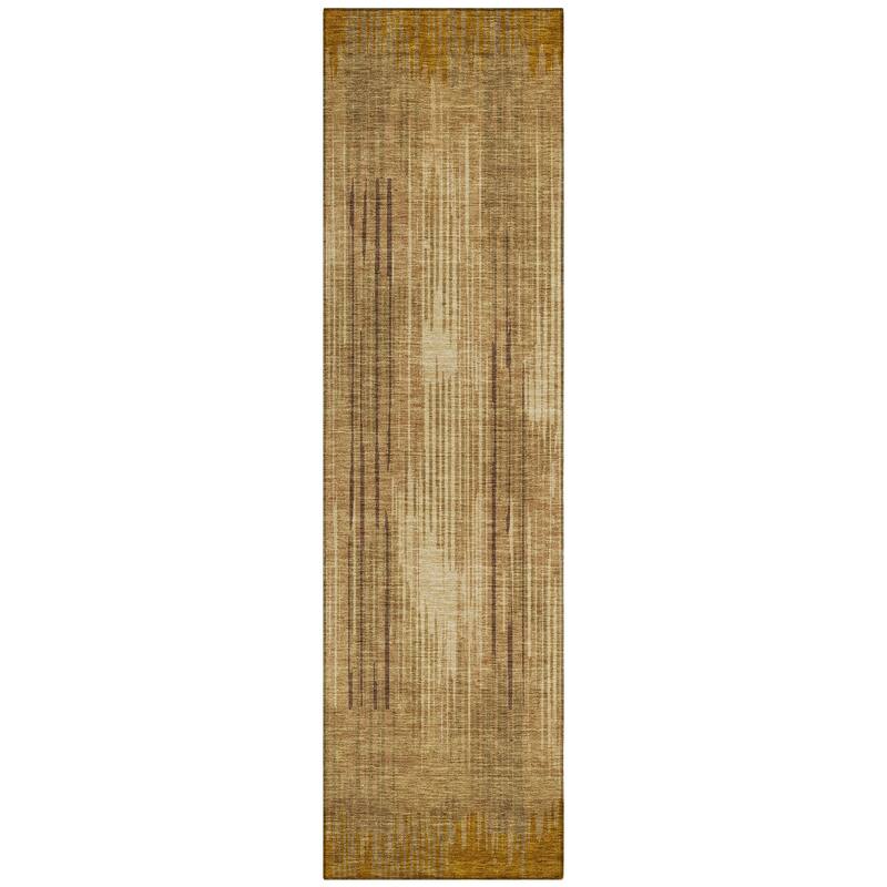 Machine Washable Indoor/ Outdoor Chantille Abstract Ombre Rug