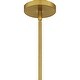 preview thumbnail 6 of 7, Govada 1-Light Brushed Gold Mini Pendant