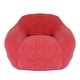 preview thumbnail 19 of 43, Memory Foam Bean Bag Chair Teddy Fabric Bean Bag Sofa with Armrest