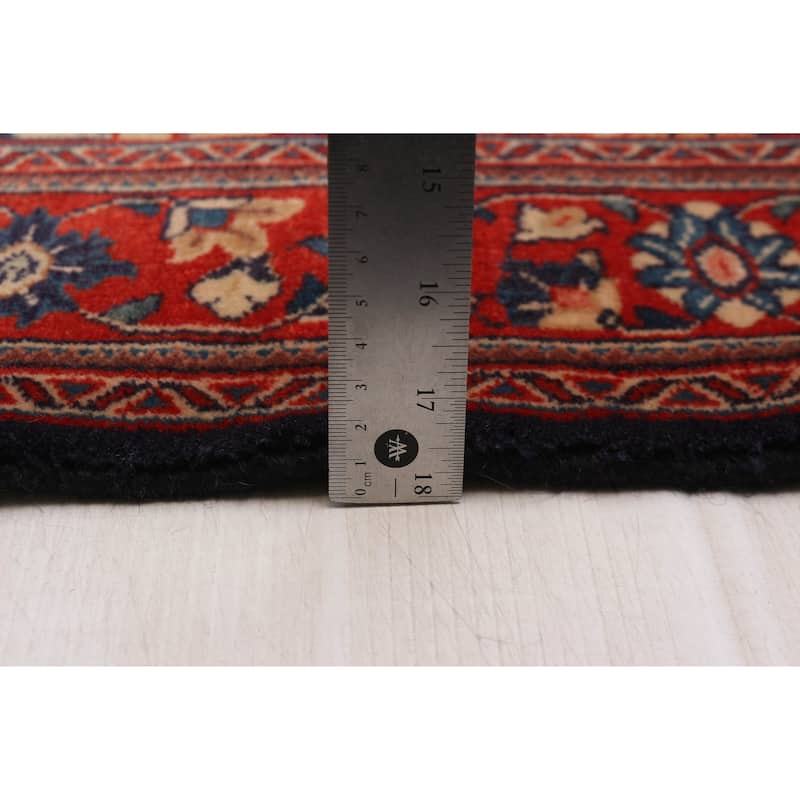 ECARPETGALLERY Hand-knotted Kayseri Navy Wool Rug - 3'6 x 5'1