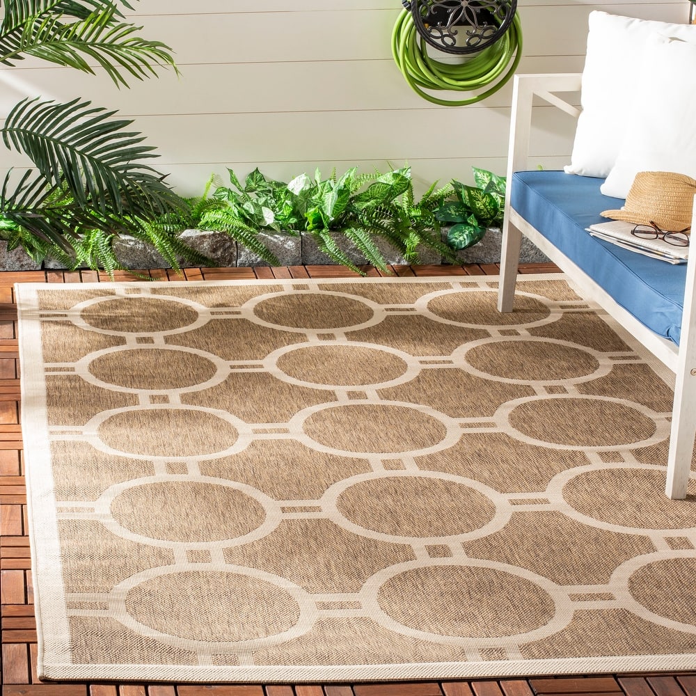SAFAVIEH Courtyard Nira Indoor/ Outdoor Waterproof Patio Backyard Rug