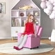 preview thumbnail 16 of 15, Kids Recliner Chair, Toddler Leather Sofa Lounge Chair with Armrest, Footrest, Headrest for Boys and Girls 3-9 Years Old