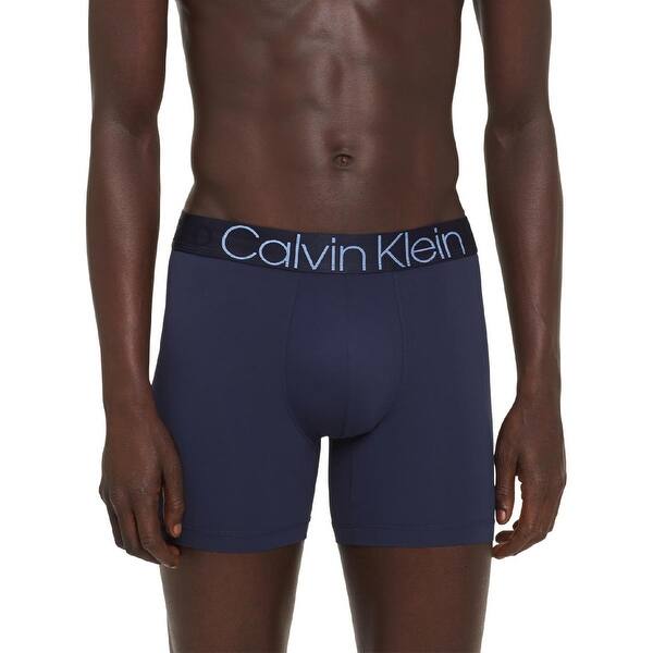 Shop Calvin Klein Mens Boxer Briefs Microfiber Logo Overstock