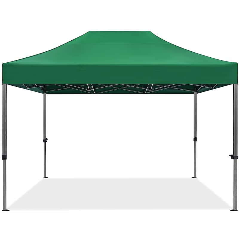 Yaheetech 10x15ft Pop Up Canopy Tent with Metal Frame for Outdoor