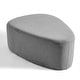 preview thumbnail 20 of 50, Leon 43" W Modern Oversized Chenille Triangular Cheese Ottoman