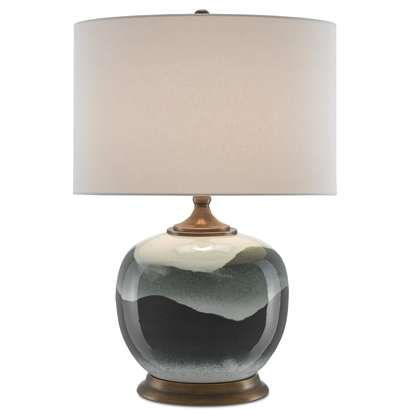 Currey & Company Boreal Table Lamp - 25"h x 17"dia - 25"h x 17"dia - White
