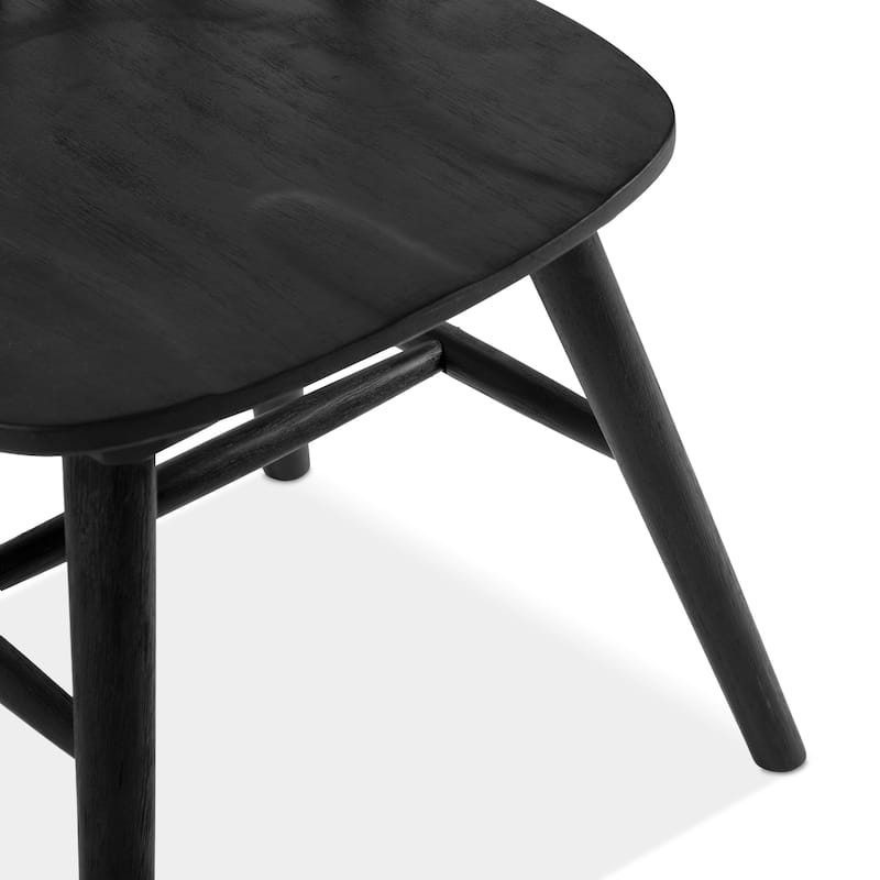 Furniture of America Galgary Mid-Century Modern 5-Piece Round Wooden Dining Table Set