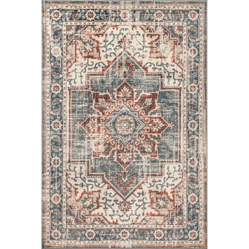 Nuloom Charlotte Faded Medallion Area Rug